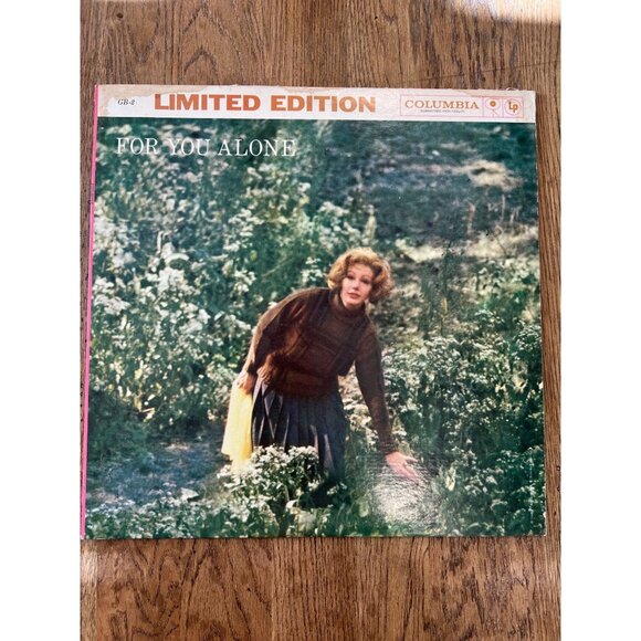 Columbia Records "For You Alone" Limited Edition Vinyl XLP 48942 Vintage Album - Picture 1 of 6